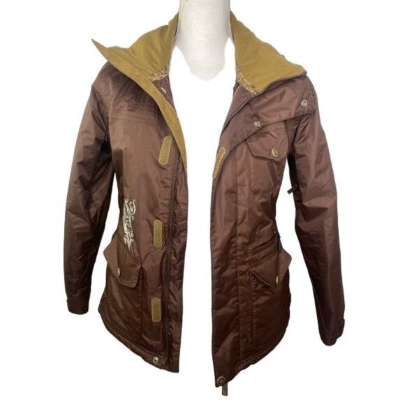 Sims ladies ski snowboard jacket brown Xsmall - Picture 1 of 16
